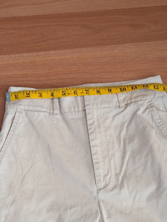 NWT Gap Barrel Khaki High Rise In Cream Color Size 0T Tall Length - Picture 3 of 11